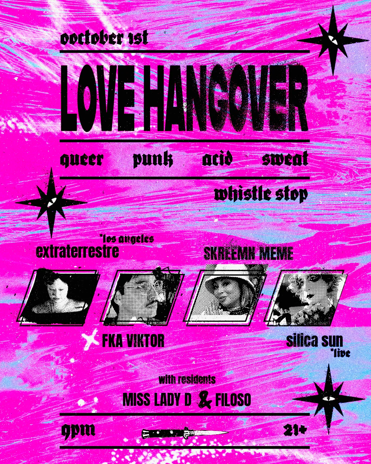 Love Hangover October 1st 2025 at Whistle Stop