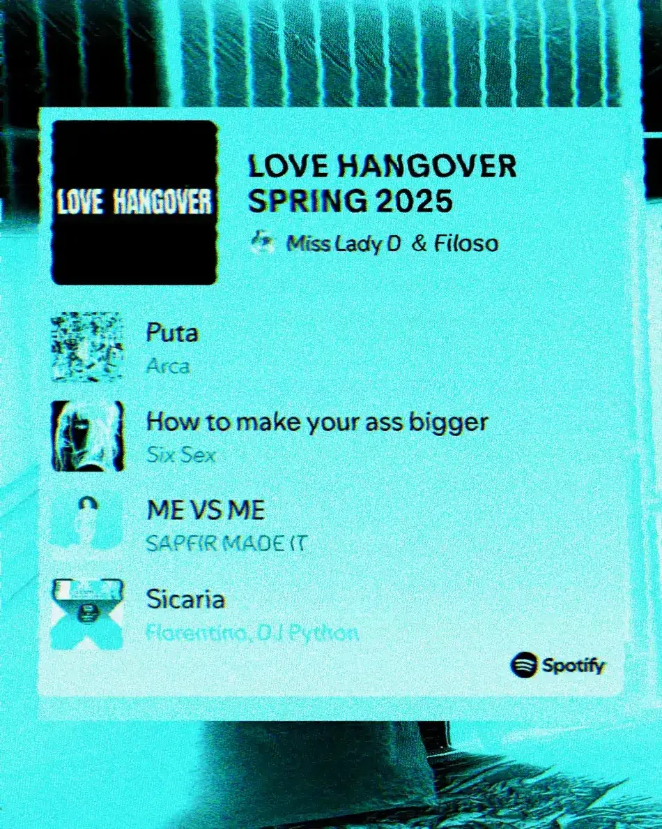 LOVE HANGOVER Spring 2025 Spotify Playlist