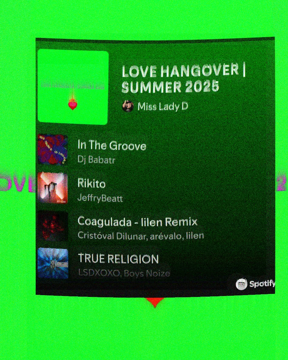 LOVE HANGOVER Spring 2025 Spotify Playlist